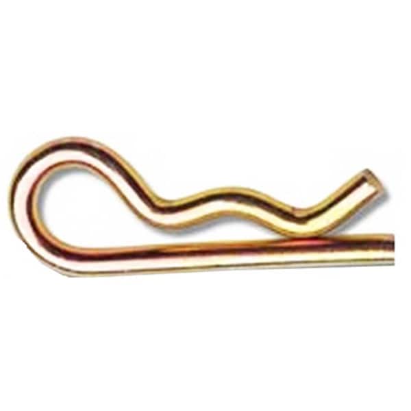 Double Hh Mfg 40880 0.17 x 3.75 in. Zinc Plated Hitch Pin Clip- Yellow, 3PK 146297 - main